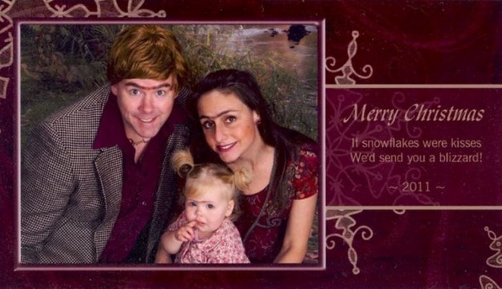 Familia envía tarjetas vergonzosas de Navidad cada año