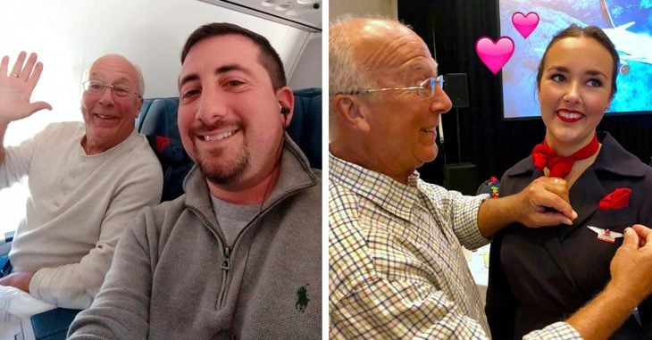 Este padre compró 6 boletos de avión para poder pasar Navidad junto a su hija azafata