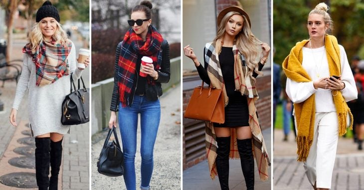 15 Maneras en las que puedes usar una bufanda en invierno