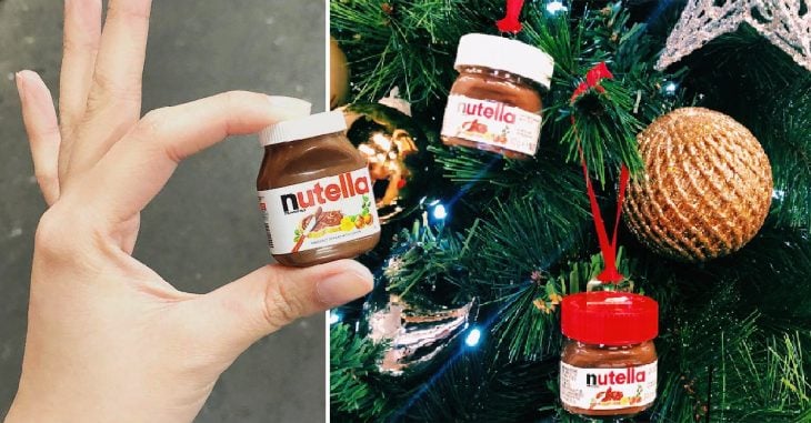 Estas mini Nutellas le darán un toque dulce a tu Navidad