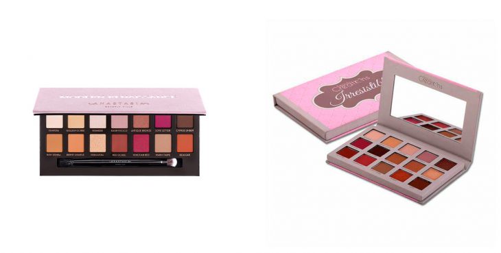 paleta de sombras junto a paleta de sombras 