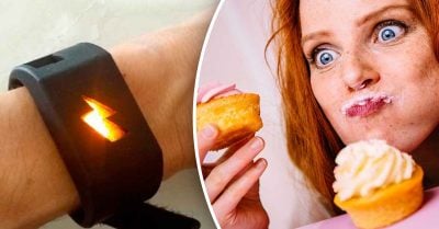 Esta pulsera te da una descarga eléctrica si rompes tu dieta; adiós al gym