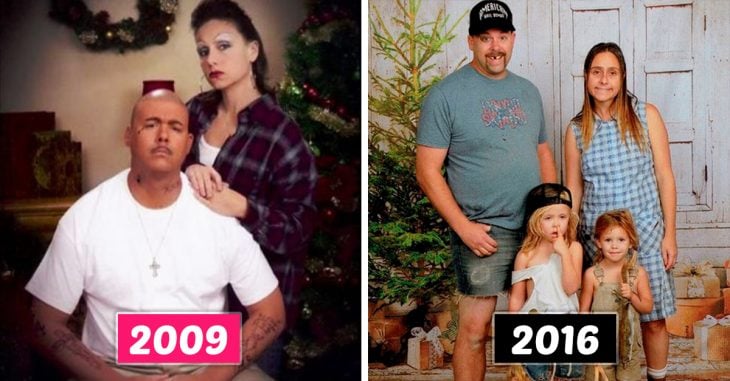 Esta familia ha hecho las fotos más divertidas de Navidad durante 16 años seguidos