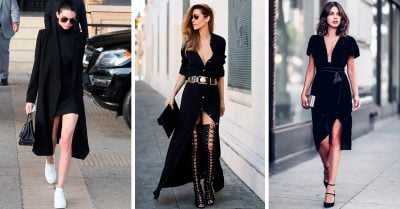 15 Hermosos vestidos en color negro para una cita a ciegas con mucho estilo