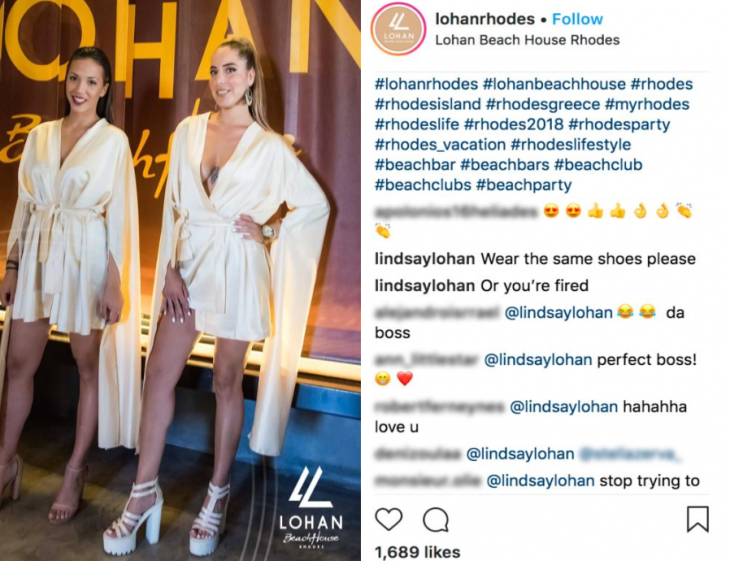 captura de pantalla chicas con zapatos y vestido blanco captura de pantalla instagram 
