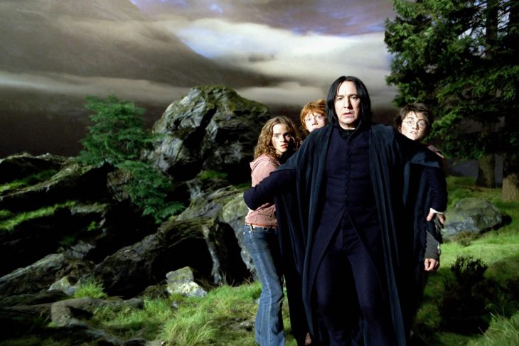 Alan Rickam como Severus Snape para Harry Potter