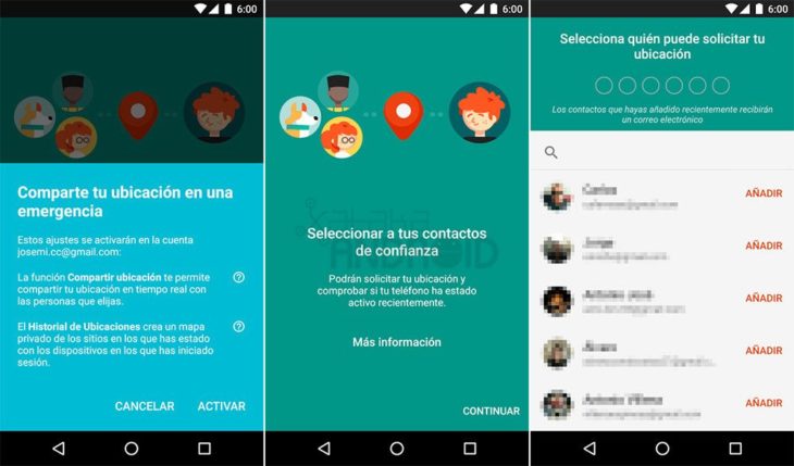 Portada de la app Contactos de confianza de Google