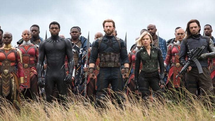 escena de Avengers infinity war 