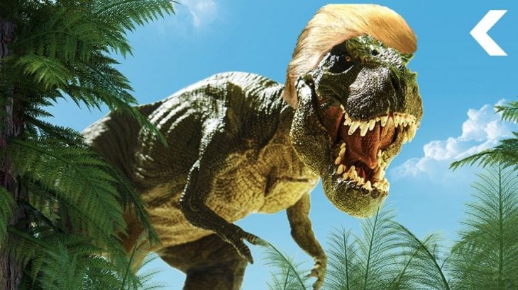 explicación en twitter de que los dinosaurios tienen pelo