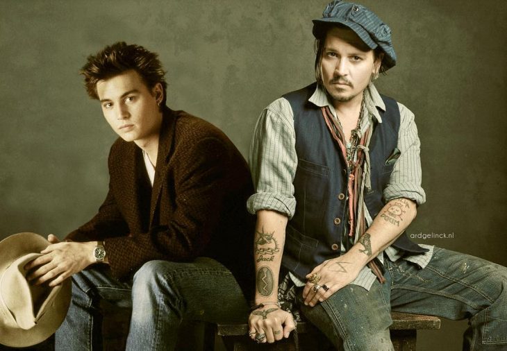 Photoshop de famosos antes y después, Johnny Depp