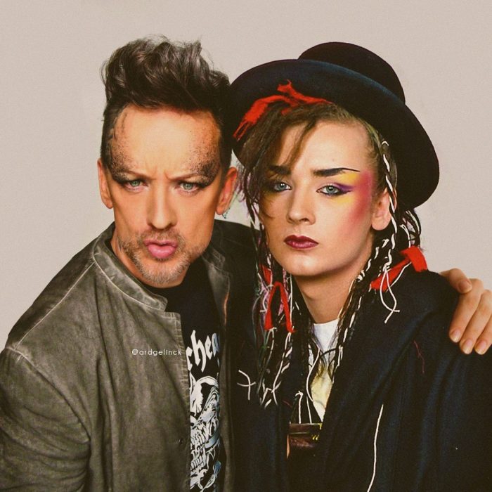 Photoshop de famosos antes y después, Boy George