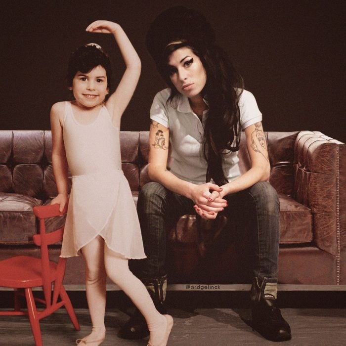 Photoshop de famosos antes y después, Amy Winehouse