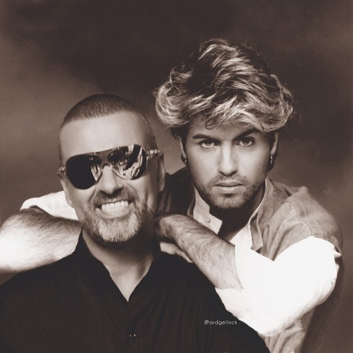 Photoshop de famosos antes y después, George Michael