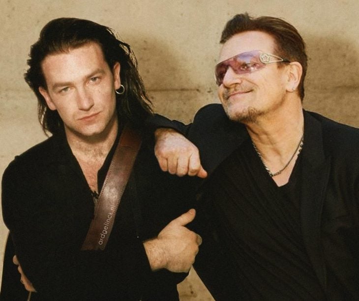 Photoshop de famosos antes y después, Bono