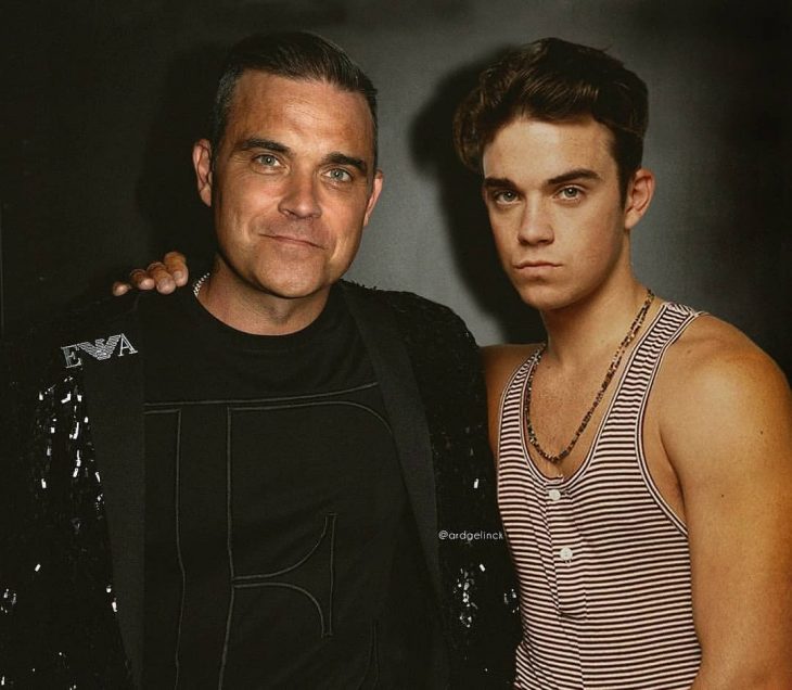 Photoshop de famosos antes y después, RobbieWilliams