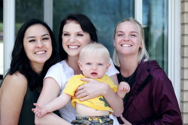 reunión de mujeres en una familia