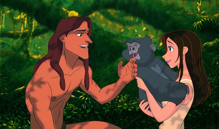 Escena de la película Tarzan de Disney 