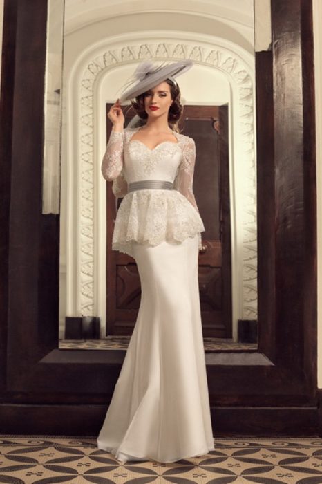 vestidos de novia inspirados en los años 40 que son hermosos