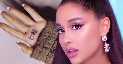 Ariana Grande fue víctima del traductor de Google y escribió mal su tatuaje en Japonés 