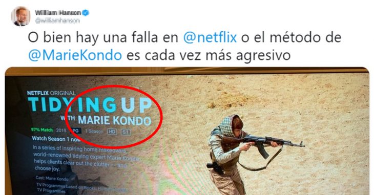 Reacciones que los usuarios compartieron del error de Netflix con Marie Kondo