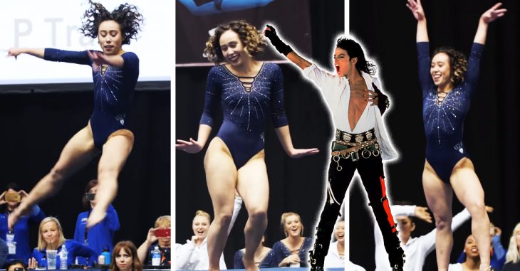 Gimnasta fan de Michael Jackson se vuelve inspiración en Internet; ¡obtuvo un 10 perfecto! 