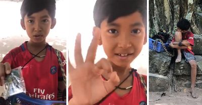 Niño aprende a hablar más de diez idiomas para vender su mercancía a los turistas