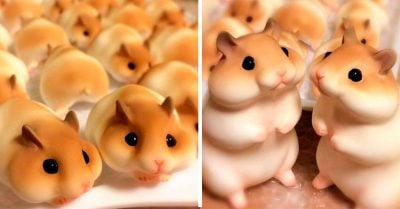 Tiernos postres japoneses en forma de hámsters son la definición perfecta de “kawaii”