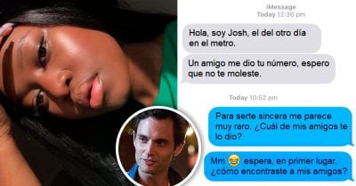 Chico que conoció en el metro no deja de enviarle mensajes e Internet lo compara con Joe de la serie ‘You’