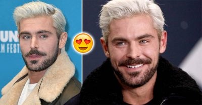 ¡Paren todo! Tenemos que hablar del nuevo y atractivo look platinado de Zac Efron