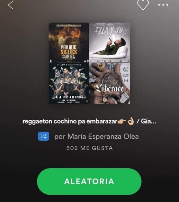 captura de pantalla spotify 