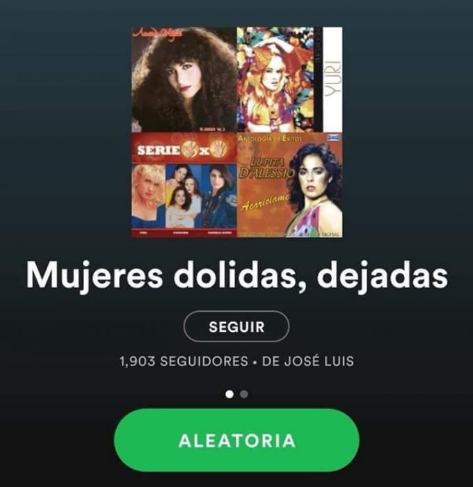 captura de pantalla spotify 