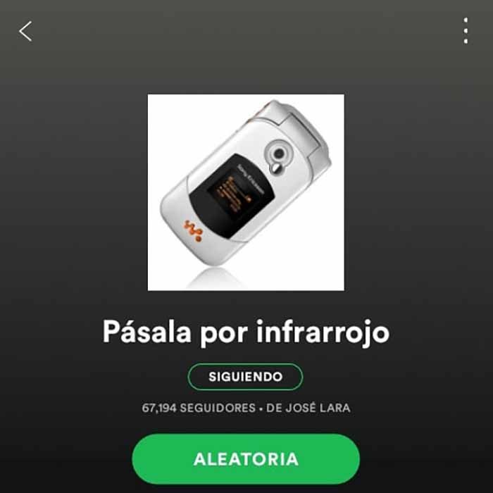 captura de pantalla spotify