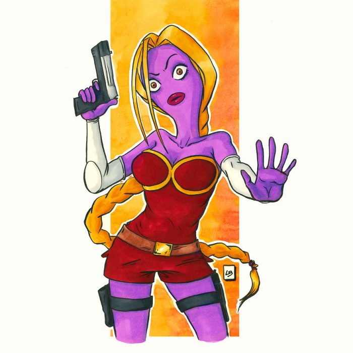 Personajes de ilustración que hacen la fusión de Dragon Ball Z