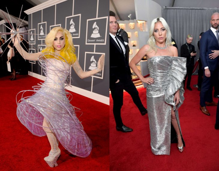 Cuánto cambiaron las celebridades en su primer y último Grammy, Lady Gaga