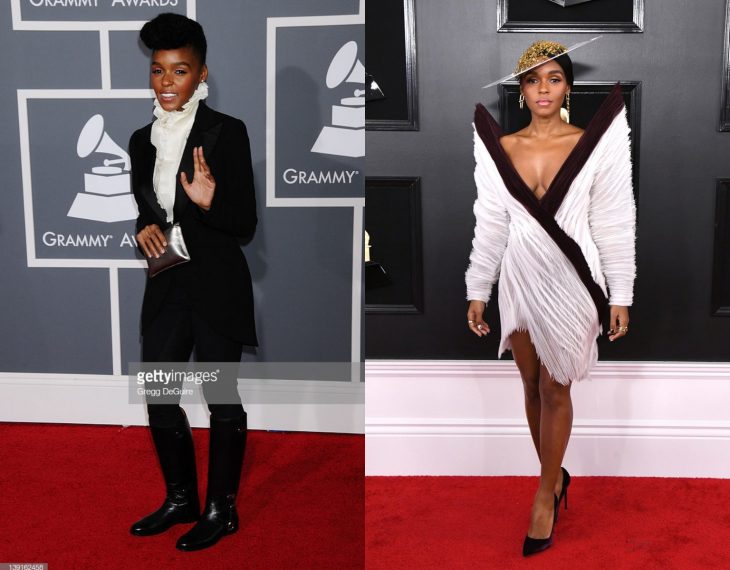 Cuánto cambiaron las celebridades en su primer y último Grammy, Janelle Monae