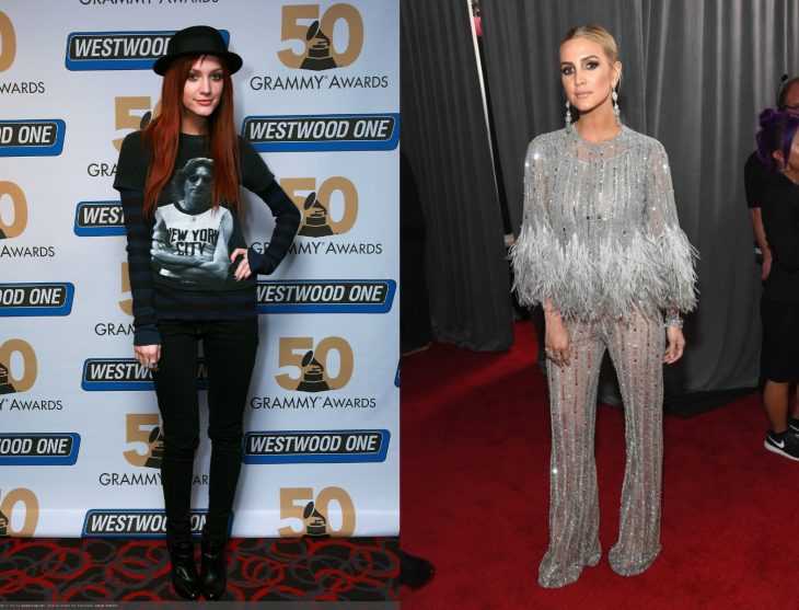 Cuánto cambiaron las celebridades en su primer y último Grammy, Ashley Simpson