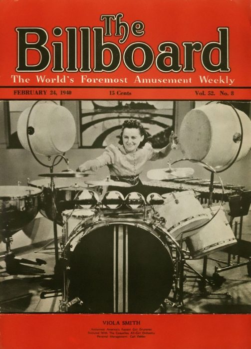 Portada de la revista Billboard con Viola Smith