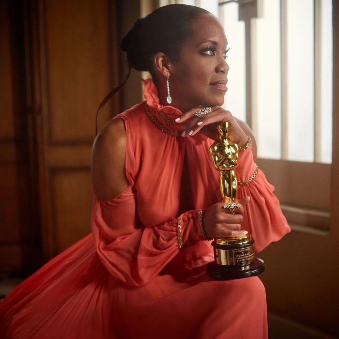 Famosos en los Oscar 2019 fotografiados por Vanity Fair, Regina King