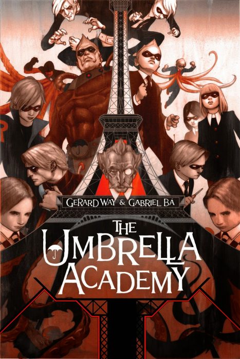 Portada del cómica The Umbrella Academy