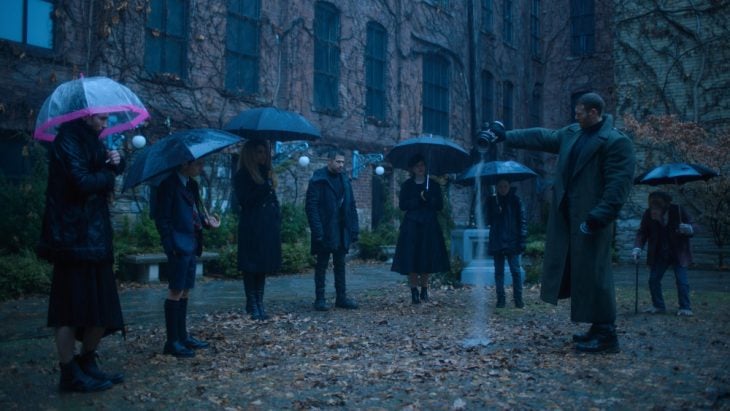 Escena de The Umbrella Academy 