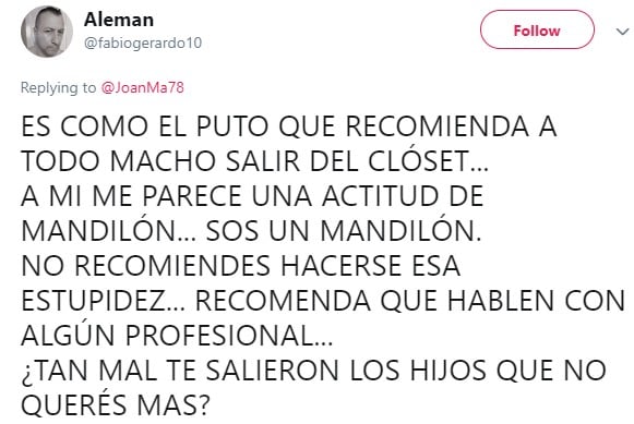Hombre argentino se hace la vasectomía y le llueven críticas en Twitter