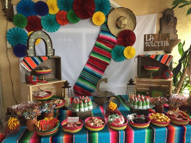 Fiesta de XV años con temática mexicana