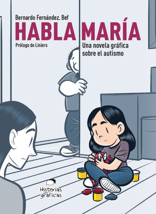 ilustración de cómic habla maría autismo novela gráfica 