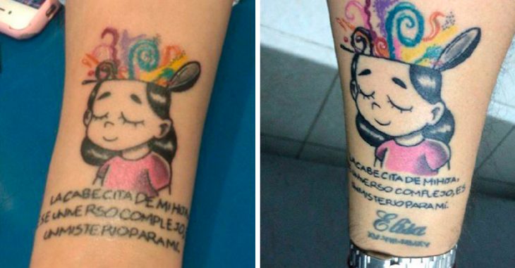 Una pareja emociona a las redes con un bonito tatuaje sobre el autismo