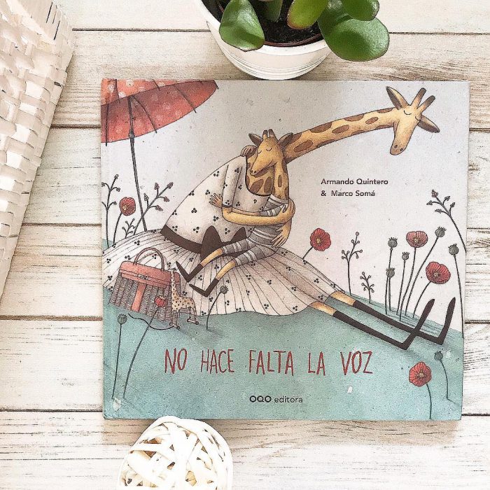 Portada del libro para niños No hace falta la voz