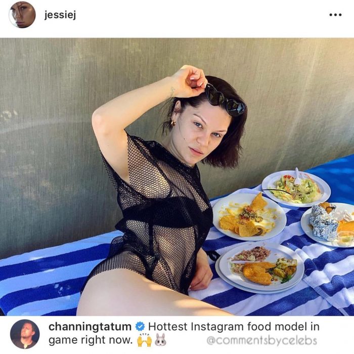 Comentarios de Channing Tatum en las fotos de Instagram de la cantante Jessie J confirman su relación