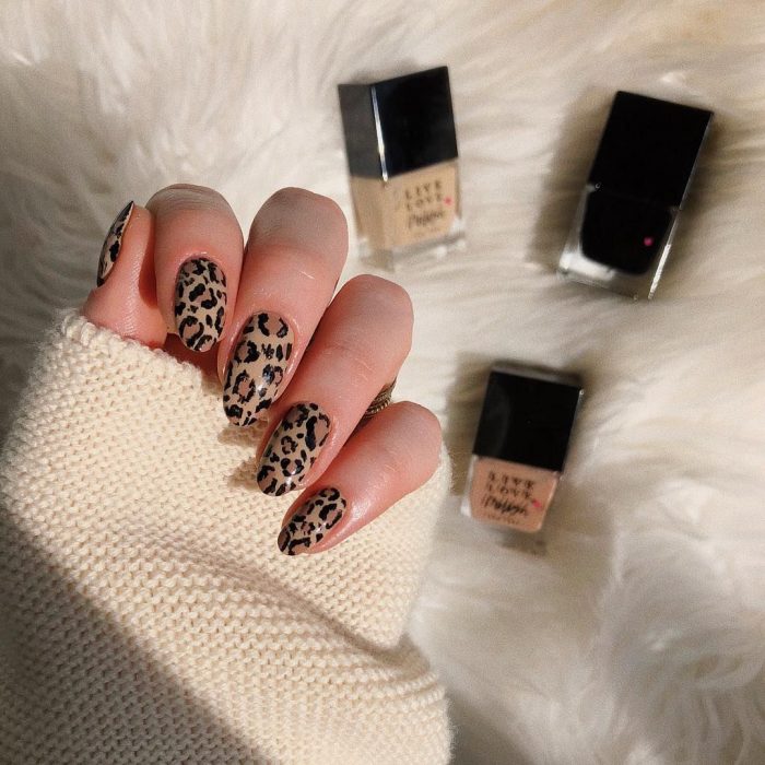 Diseños de uñas de animal print