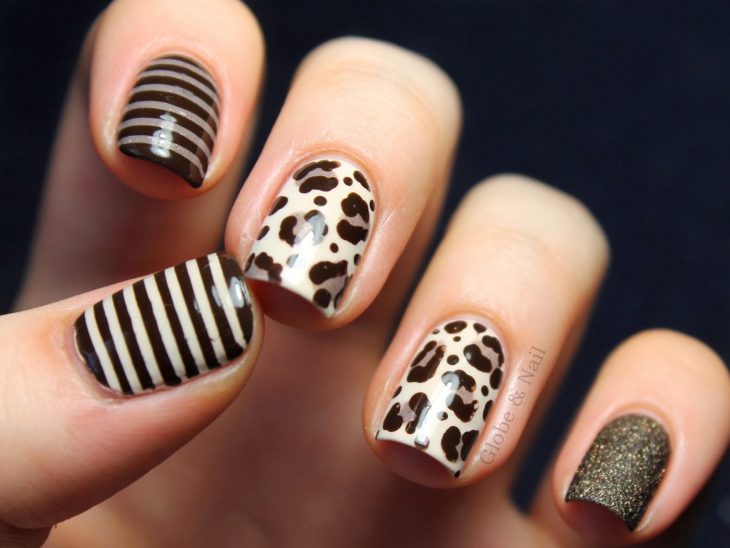 Diseños de uñas de animal print