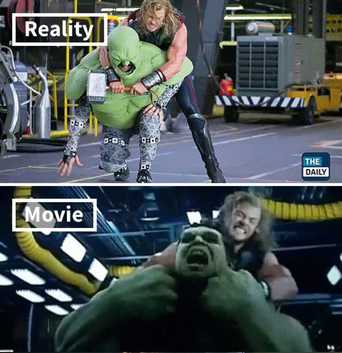 Escena de Avengers 