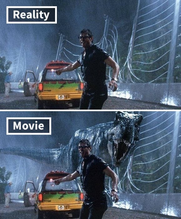 Escena de Jurassic Park 